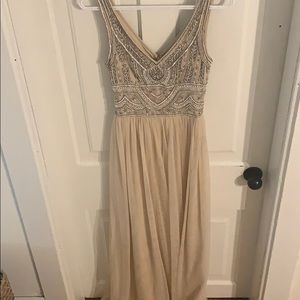 BHLDN Beaded vintage style dress